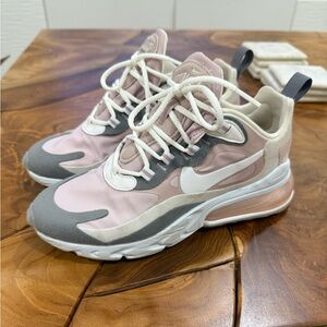 Nike Women's Pink and Gray Sneakers